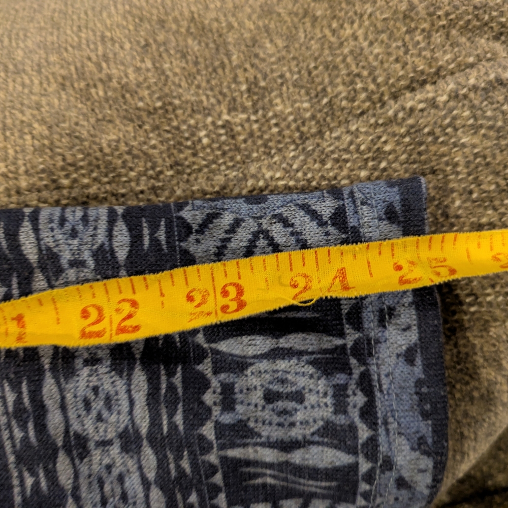 ONE WORLD Blue Ombre Pattern Open-Front Cardigan - Picture 11 of 11